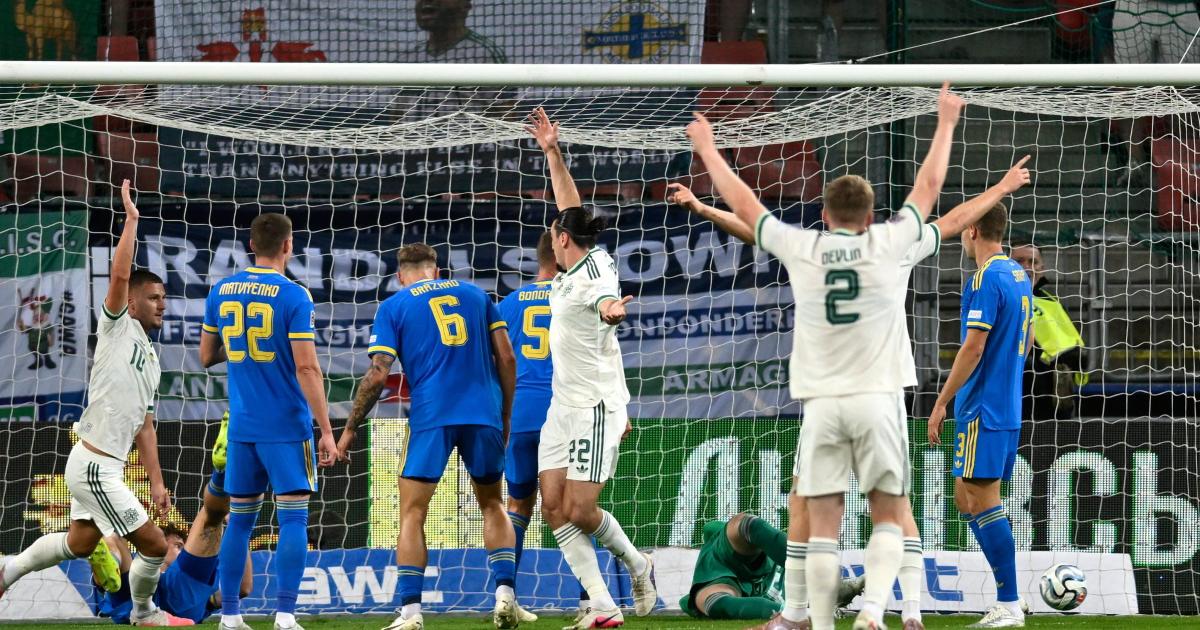 Northern Ireland Defeats Ukraine 3-0 to Top Nations League Group B2