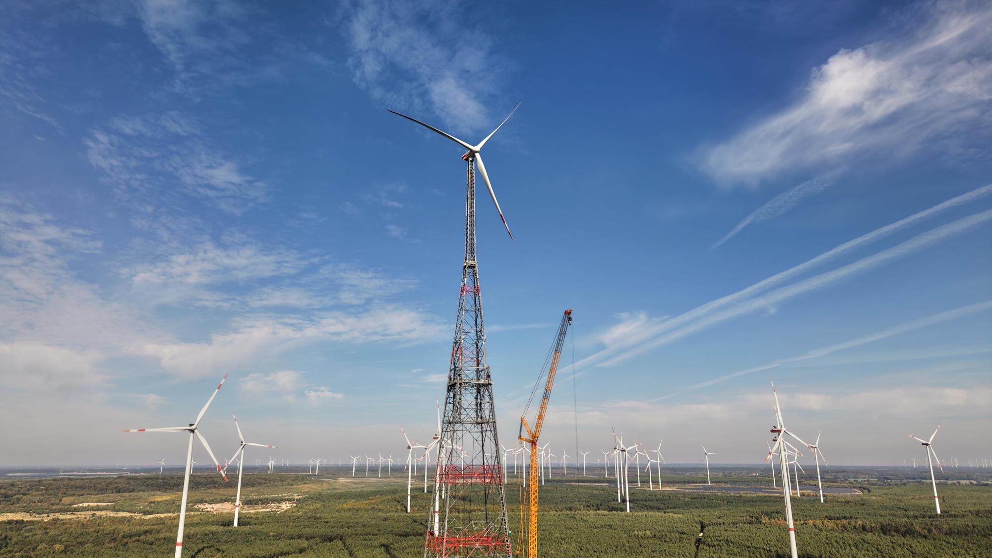Germany Completes Construction of the World's Tallest 365-Meter Wind Turbine
