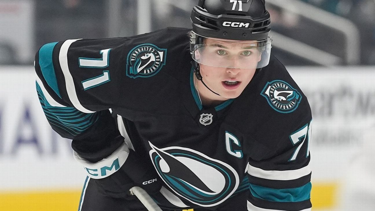 San Jose Sharks Star Macklin Celebrini Scratched With Lower-Body Injury
