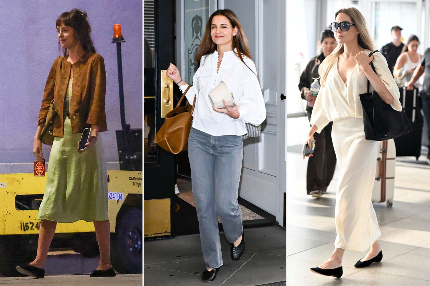Celebrity Street Style Proves Black Ballet Flats Are the Ultimate Fall Footwear