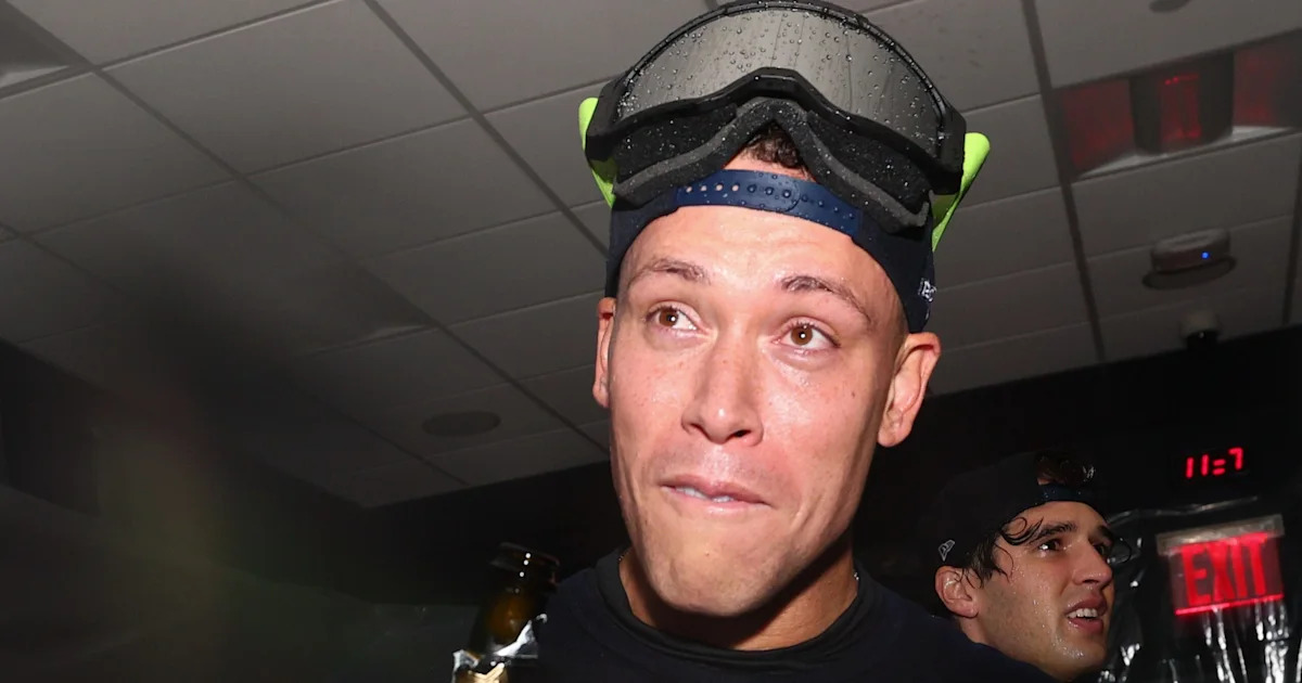 Aaron Judge left off Yankees Division Series roster due to calf strain