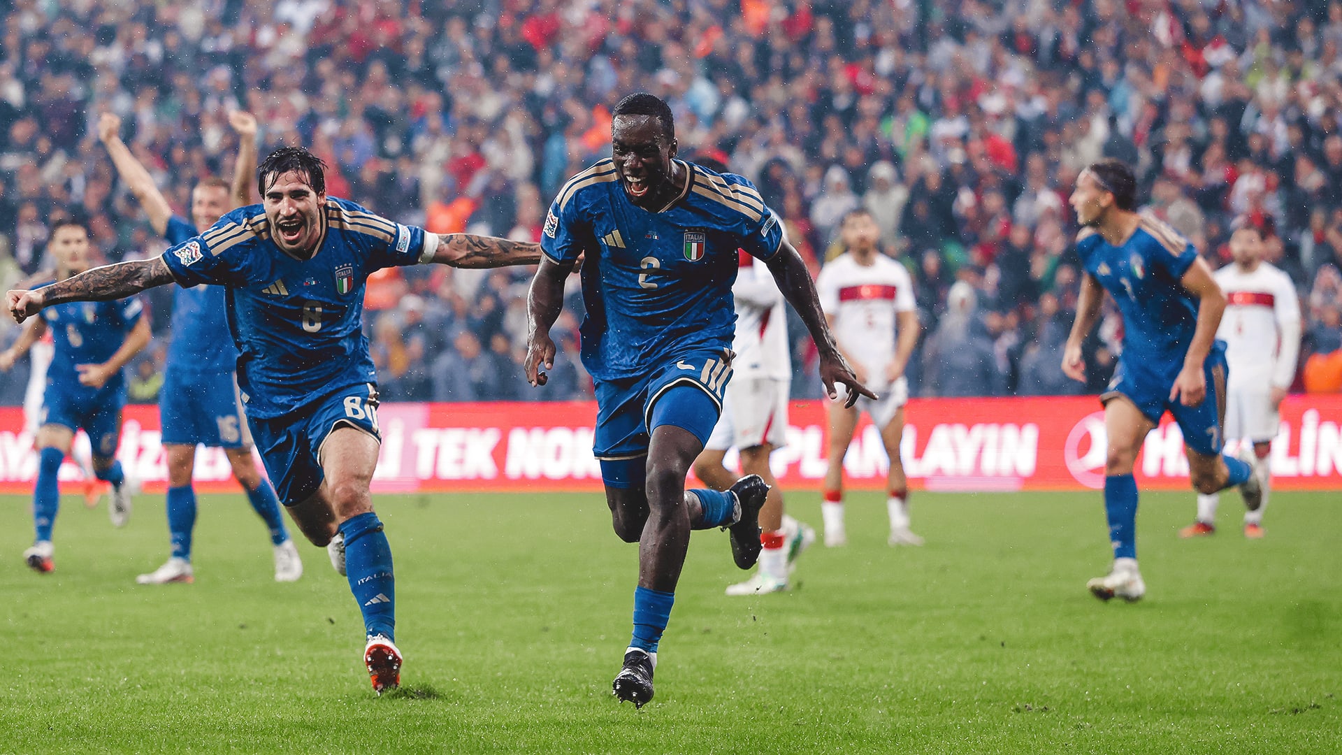 Italy international Michael Kayode scores his first national team goal after overcoming early setbacks.
