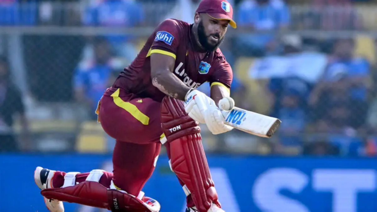 Shai Hope surpasses Brian Lara with his twentieth ODI century against India.