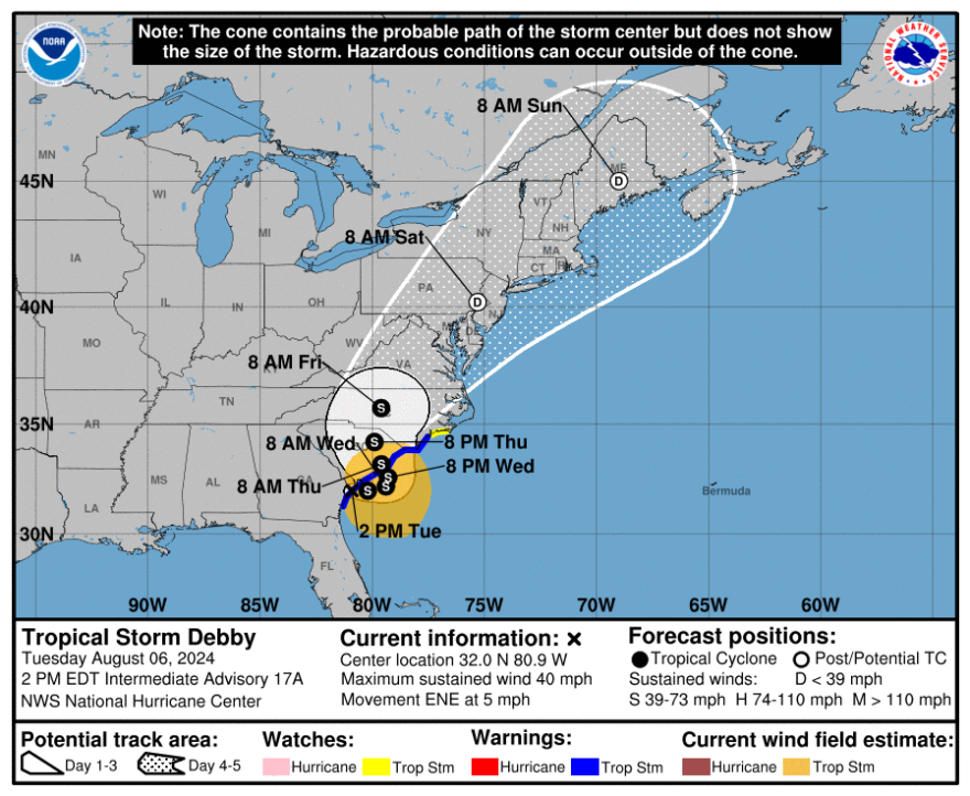 Heavy Rain and Flash Flood Threat Target Eastern North Carolina This Weekend