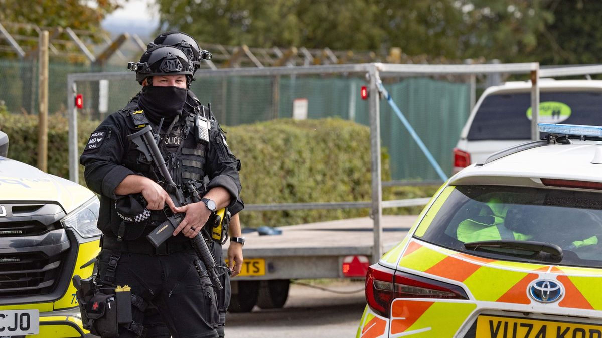 Authorities detain a suspect following a security incident at the RAF Fairford air base