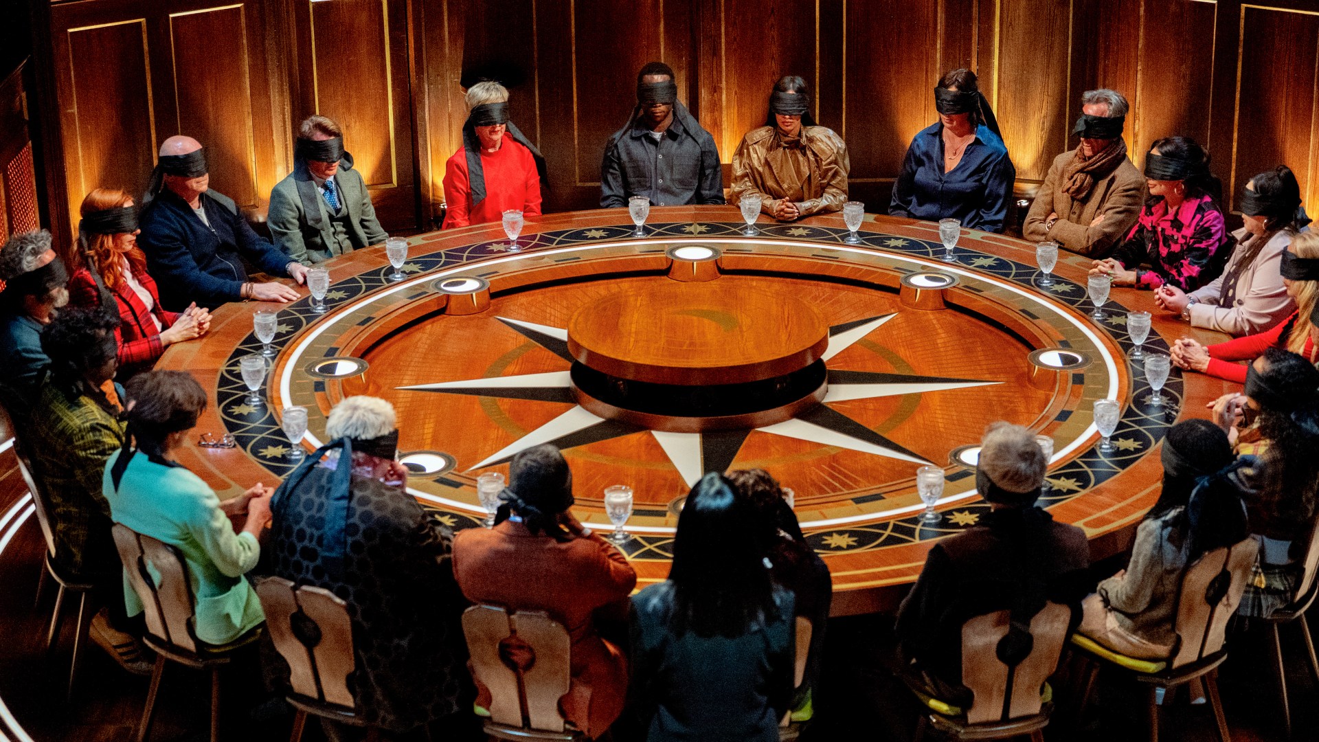 The Celebrity Traitors returns to BBC One with twenty-one famous contestants competing for charity.
