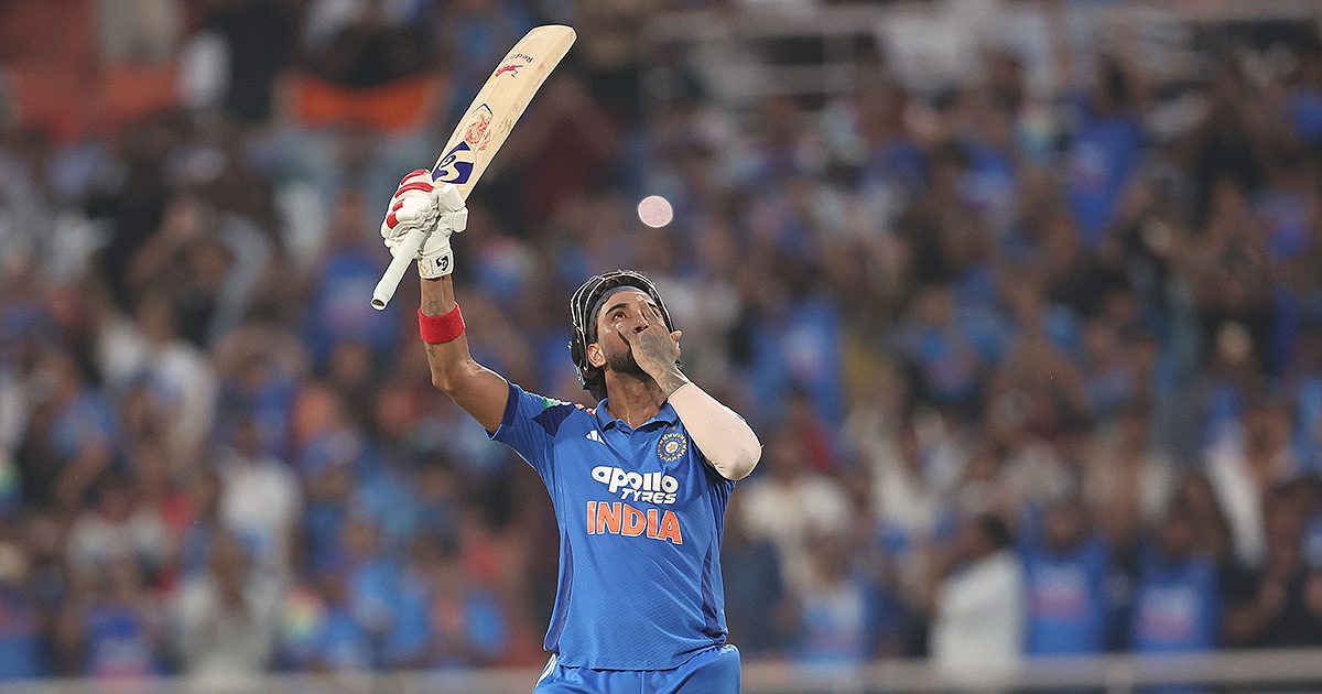 KL Rahul's Unbeaten Century Leads India to 351 Against the West Indies