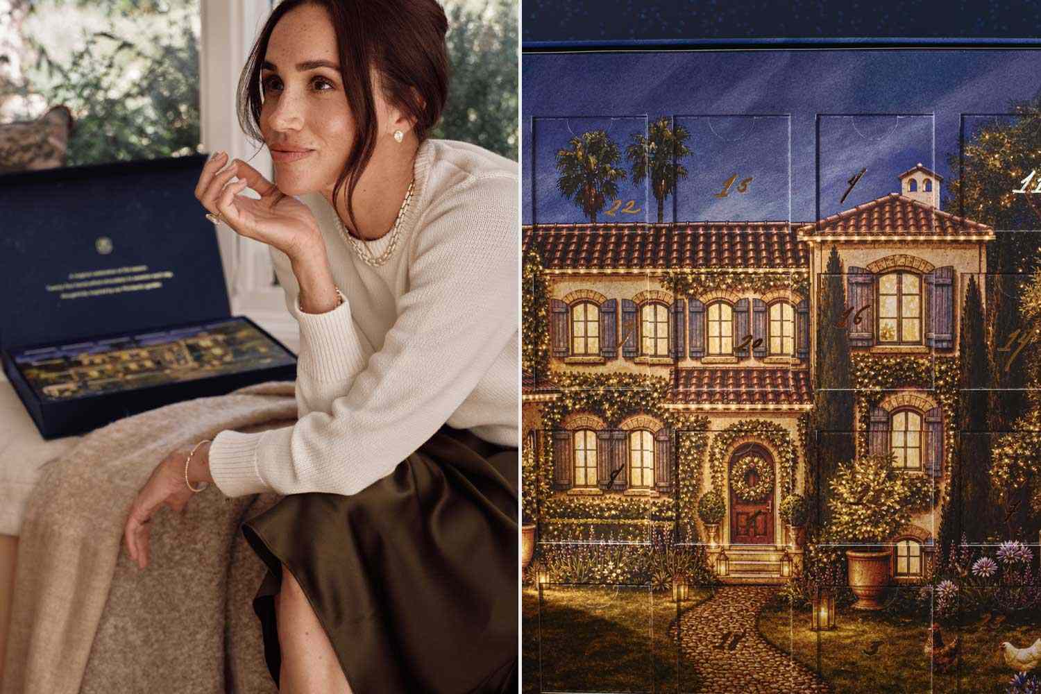 Meghan Markle launches a Montecito-inspired holiday chocolate Advent calendar with Compartés.
