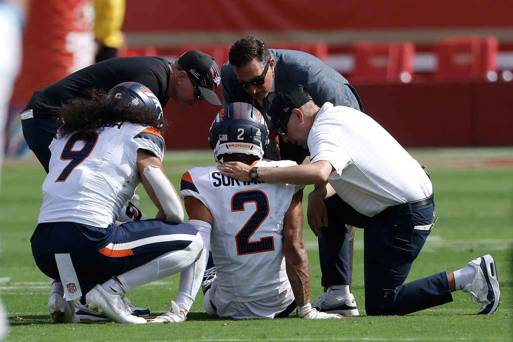 Denver Broncos Cornerback Patrick Surtain II Exits Game Against 49ers With Injury