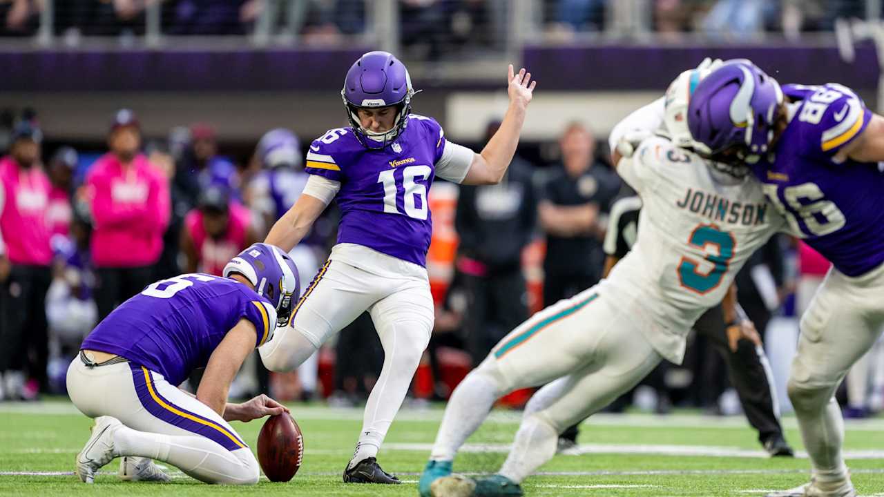 Unbeaten Minnesota Vikings Host Winless Miami Dolphins Sunday at U.S. Bank Stadium
